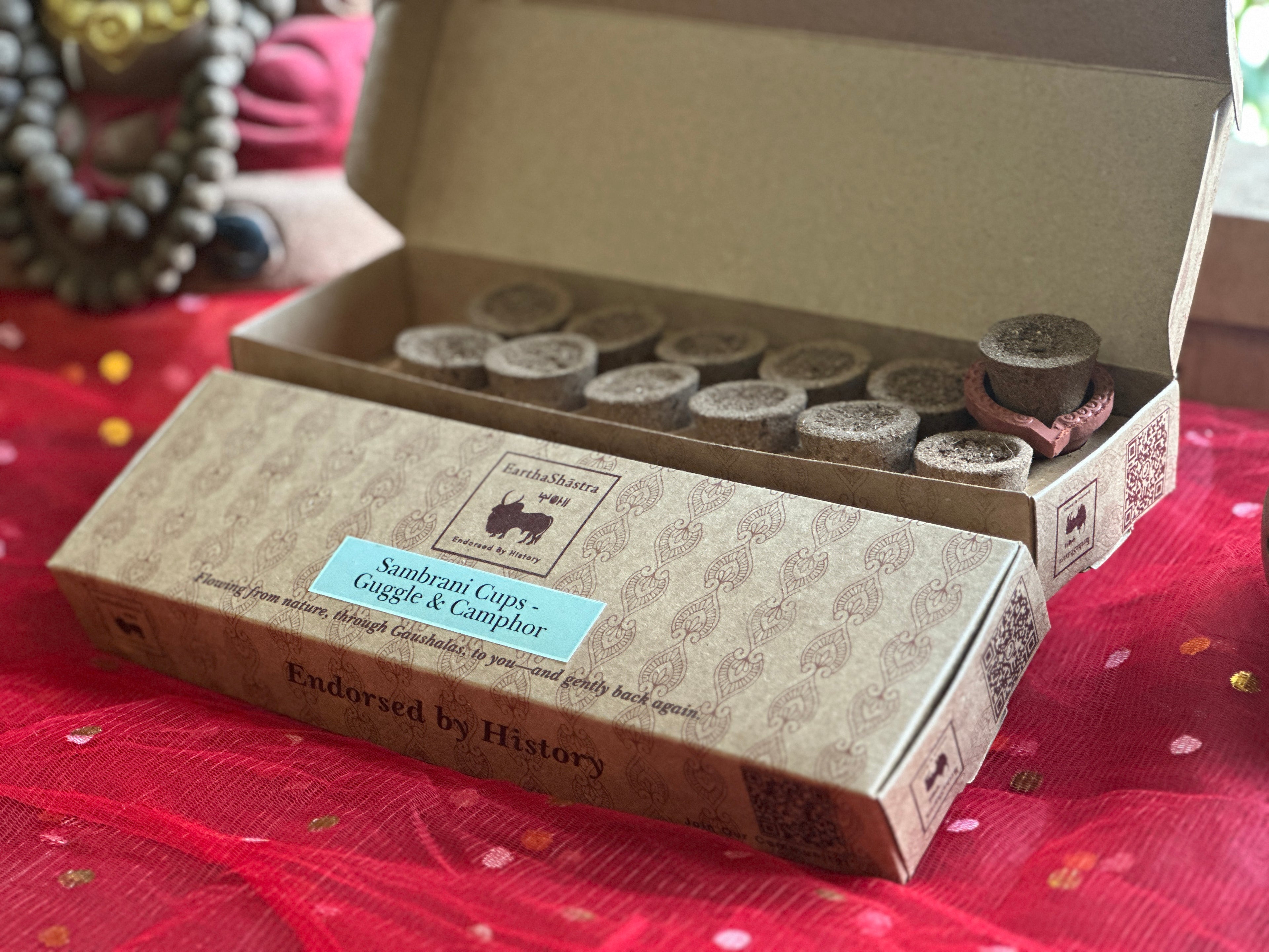 Guggal & Camphor Sambrani Cups (Pack of 12)