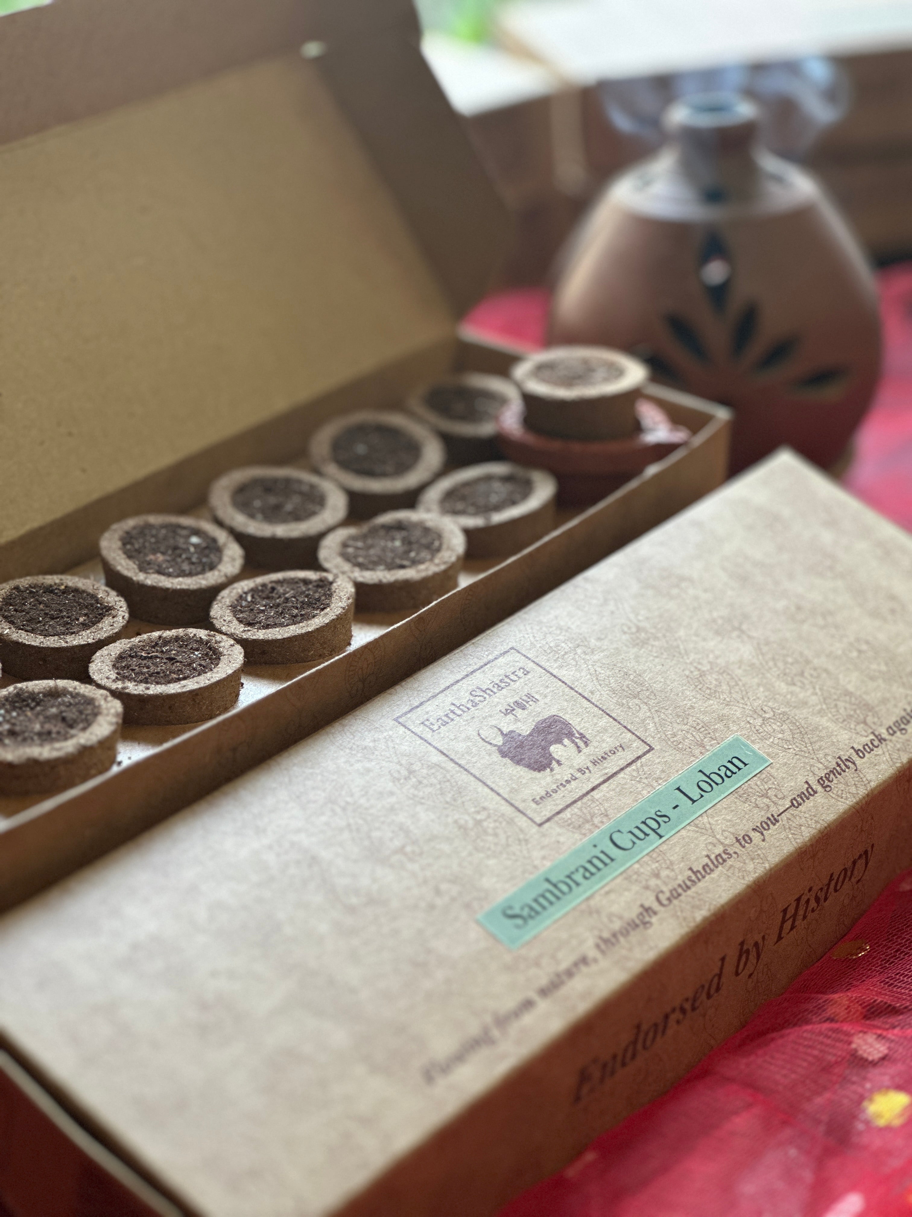 Loban Sambrani Cups (Pack of 12)