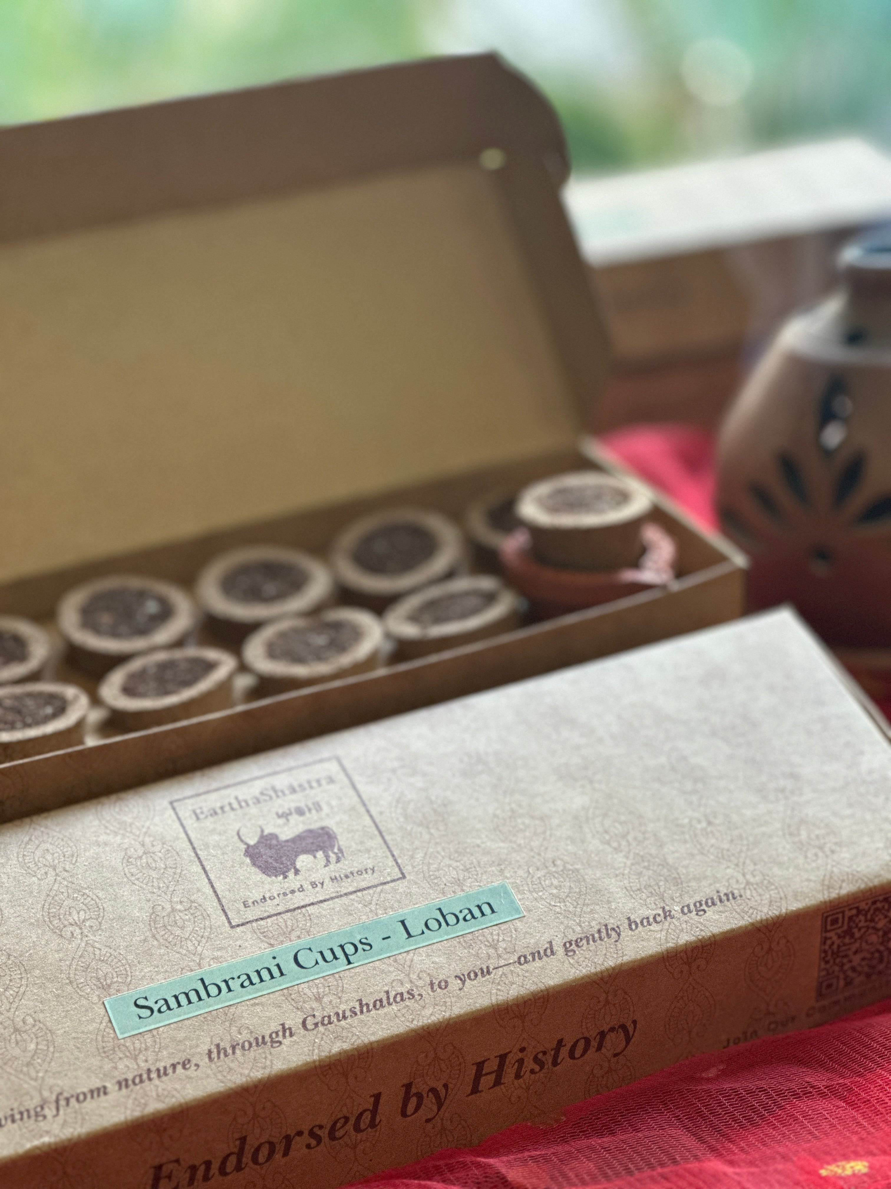 Loban Sambrani Cups (Pack of 12)