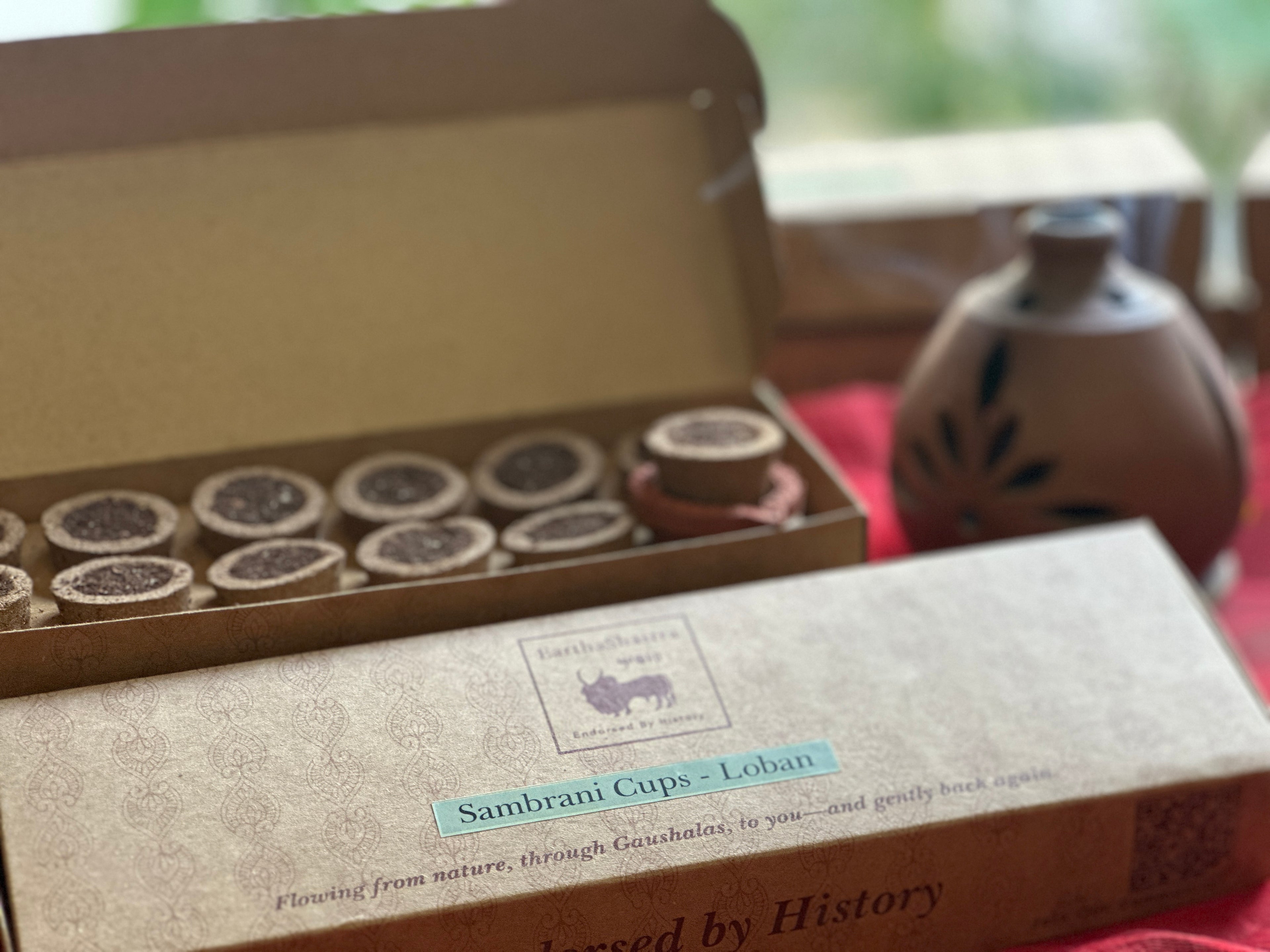 Loban Sambrani Cups (Pack of 12)